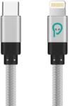 Spacer CABLU alimentare si date SPACER pt. smartphone USB Type-C (T) la Iphone Lightning (T) braided retail pack 1m silver "SPDC-LIGHT-TYPEC-BRD-SL-1.0 (SPDC-LIGHT-TYPEC-BRD-SL-1.0)