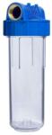 AquaPUR Carcasa filtru transparent aquapur 10" racord 1", pentru apa potabila (AQUA00110001032) - quickshop Filtru de apa bucatarie si accesorii