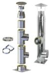 KaminHorn Cos de fum KaminInox D 250 H, 5 m, inox, perete dublu, 25 mm izolatie din vata bazaltica. 5 ani garantie (KID250X5M) - quickshop