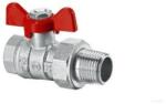 Vertical CIA Robinet de trecere cu sfera 3/4" cu olandez (VALVEX704)
