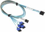 Supermicro CBL-SAST-0948 cabluri SAS 0, 6 m Albastru, Gri (CBL-SAST-0948)