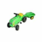 ROBENTOYS Tractor pentru copii, cu pedale si remorca, verde - babyneeds