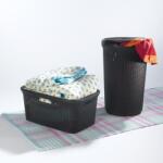 Curver Coș de rufe Style, maro închis, 45 L 187493 (443859) - vidaxl