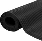 vidaXL Covor de cauciuc anti-alunecare, 1, 5 x 2 m, 3 mm, nervuri late (143949)