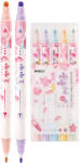 M&G - Sakura Pasztell színek kétoldalas filctoll - 5 darabos készlet