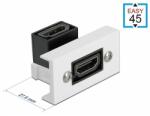 Delock Easy 45 HDMI modul 90 hajlított 22, 5 x 45 mm (81304)
