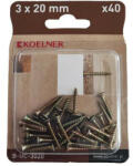 KOELNER B-UC-3020 . . . . 3x20 mm-es faforgácslapcsavar 40db/bliszter (16 db/dob. ) (51623)