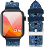 Kingxbar Crystal csereszíj Apple Watch 6 / SE / 5/4/3/2 (40/38mm) kék