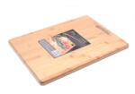  Tocator de bucatarie universal din lemn de bambus cu maner, maro, 36 x 26 cm (A 00928) Tocator