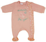 Asti Hosszú ujjú vékony pamut rugdalózó szívecskés mintával