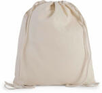 Kimood Uniszex táska Kimood KI0147 Organic Cotton Small Drawstring Bag -Egy méret, Natural