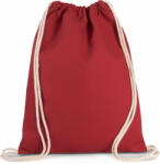 Kimood Uniszex táska Kimood KI0154 Drawstring Bag With Thick Straps -Egy méret, Cherry Red