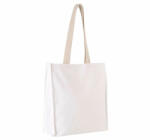 Kimood Uniszex táska Kimood KI0251 Tote Bag With Gusset -Egy méret, White