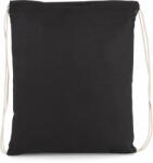 Kimood Uniszex táska Kimood KI0147 Organic Cotton Small Drawstring Bag -Egy méret, Black