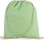 Kimood Uniszex táska Kimood KI0147 Organic Cotton Small Drawstring Bag -Egy méret, Pistachio Green