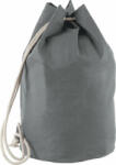 Kimood Uniszex táska Kimood KI0629 Cotton Sailor-Style Bag With Drawstring -Egy méret, Grey