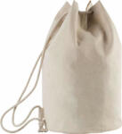 Kimood Uniszex táska Kimood KI0629 Cotton Sailor-Style Bag With Drawstring -Egy méret, Natural