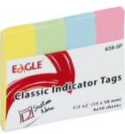 Eagle Oldaljelölő EAGLE 659-5P papír pasztell 4 szín (150-1243) - irodaszer