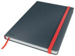LEITZ Beíró LEITZ Cosy Soft Touch B/5 keményfedeles 80 lapos vonalas bársonyszürke (44830089) - papir-bolt