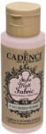 Cadence - Textilfesték, matt, világos rózsaszín, 59 ml