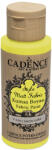 Cadence - Textilfesték, matt, sárga, 59 ml