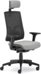 Antares Pure NET Standard professzionális irodai forgószék hálós háttámla fejtámla műanyag lábkereszt SW. 05 antracit (ANKHSZ348-86)