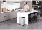 EKO Coș de gunoi cu pedală Rejoice, argintiu mat, 30 L 31049141 (440034) Cos de gunoi