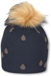 Sterntaler Pălărie tricotata pentru copii cu pompon Sterntaler - 53 cm, 2-4 ani, negru (4421903-300)