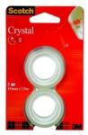 3M Ragasztószalag, 19 mm x 7, 5 m, 3M SCOTCH "Crystal (7100126764)