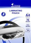 Victoria Office Meleglamináló fólia, 75 mikron, A4, fényes, VICTORIA OFFICE