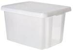 Keter Tárolódoboz, tetővel, 26 l, áttetsző, CURVER "Essentials (225448) - iroszer24