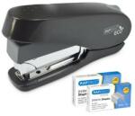 Rapesco Tűzőgép, 24/6-8, 26/6-8, 50 lap, könnyített tűzés, antibakteriális, RAPESCO " ECO Luna Less Effort", fekete (1466) - iroszer24