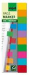 Sigel Jelölőcímke, műanyag, 10x50 lap, 44x12, 5 mm, SIGEL, vegyes színek (HN684) - iroszer24