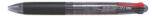 Pilot Golyóstoll, 0, 25 mm, nyomógombos, fekete tolltest, PILOT "Feed GP4", négyszínű (BPKG-35RM-BT-BG)