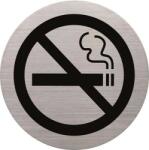 HELIT Információs tábla, rozsdamentes acél, HELIT, tilos a dohányzás (H6271500) - iroszer24