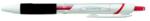 uni Golyóstoll, 0, 35 mm, nyomógombos, fehér tolltest, UNI "SXN-155 Jetstream", piros (SXN-155 RED)