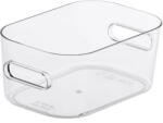 SMARTSTORE Műanyag tárolódoboz, 0, 6 liter, SMARTSTORE "Compact Clear XS", átlátszó (10490) - iroszer24