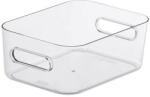 SMARTSTORE Műanyag tárolódoboz, 1, 5 liter, SMARTSTORE "Compact Clear S", átlátszó (10690) - iroszer24