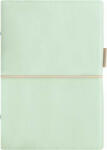 FILOFAX Kalendárium, gyűrűs, betétlapokkal, pocket méret, FILOFAX, "Domino" Soft", pasztellzöld (FX-022583)