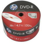 HP DVD-R lemez, 4, 7 GB, 16x, 50 db, zsugor csomagolás, HP (69303) - iroszer24
