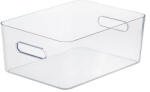 SMARTSTORE Műanyag tárolódoboz, 15, 4 liter, SMARTSTORE "Compact Clear L", átlátszó (11090) - iroszer24