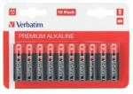 Verbatim Elem, AA alkáli, 10 db, VERBATIM "Premium (49875)