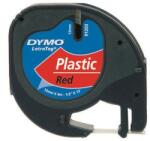 DYMO Feliratozógép szalag, 12 mm x 4 m, DYMO "Letratag", piros (S0721630) - iroszer24