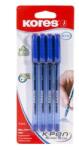 Kores Golyóstoll, 1, 0 mm, kupakos, háromszögletű, KORES "K2-M", kék (37214) - iroszer24