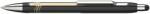 Schneider Golyóstoll, 0, 7 mm, nyomógombos, érintőképernyőhöz, fekete-arany tolltest, SCHNEIDER "Epsilon Touch XB", kék (138703)