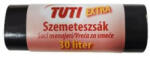 TUTI Szemeteszsák, extra erős, 30 l, 20 db, 50x60 cm, 15 , TUTI "Extra", fekete (PDP_326) - iroszer24