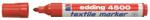 edding Textilmarker, 2-3 mm, kúpos, EDDING "4500", piros (4-4500002) - iroszer24