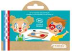 Namaki Set de machiaj cu apă pentru copii - Namaki Clown & Harlequin Face Painting Kit