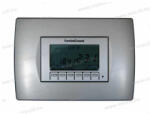 Fantini Cosmi CH143 digitális heti progr. termosztát MODUL-hoz 2. . . 40°C NM39 szerelőkeretbe, 3 modul