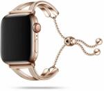  Okosóra Szíj Apple Watch 6 / 7 / 8 / 9 / 10 / Se (40 / 41 / 42 Mm) Doop Chainband Elegant Apple Watch Mm Gold